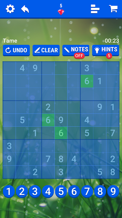 #5. Sudoku - Number Place Puzzle (Android) By: phuocly