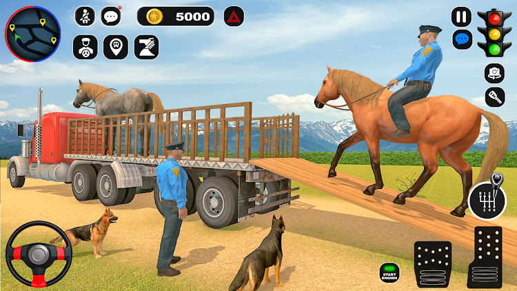 #3. Wild Horse Simulator 3d Animal (Android) By: Play 360 Games