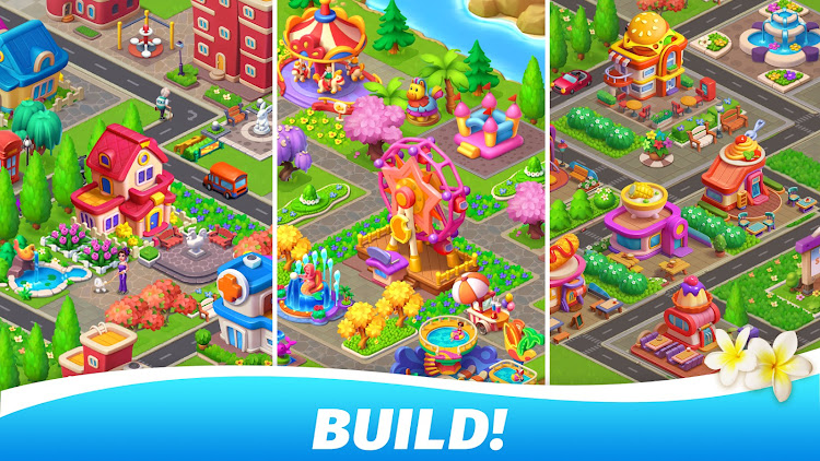 #10. SimTown Match - Build & Match (Android) By: 707 INTERACTIVE: Fun Epic Casual Games