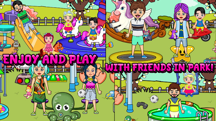 #6. My Family World : School Day (Android) By: My family World