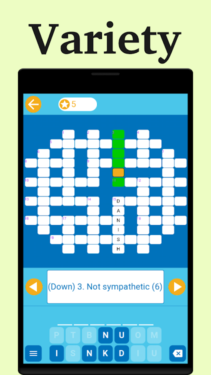 #8. Easy Crossword for Beginner (Android) By: PocketStar