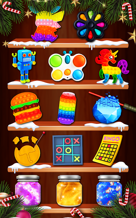 #3. Pop it Fidget Toys 3D Games (Android) By: FALCON GAME