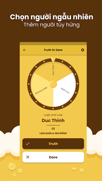 #2. Truth or Dare - Nói hay làm (Android) By: Duc Thinh Nguyen