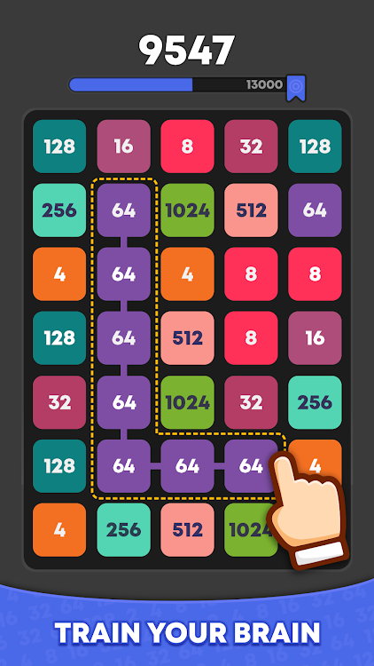 #3. Number Match - Merge Puzzle (Android) By: Loop Games A.S.