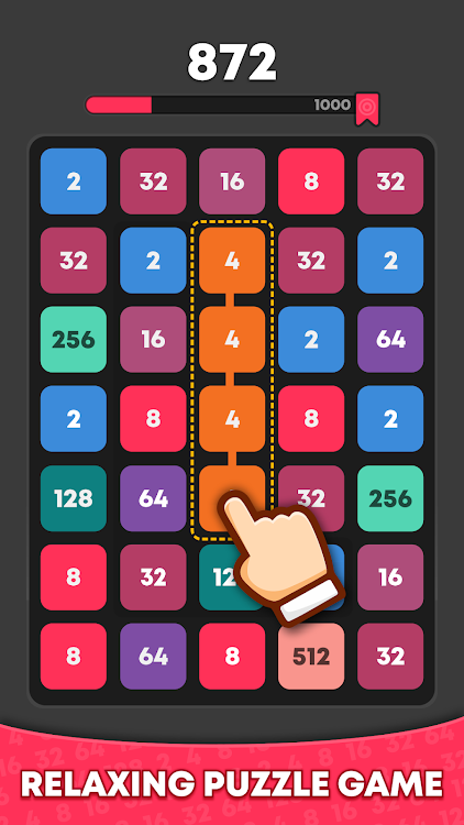 #9. Number Match - Merge Puzzle (Android) By: Loop Games A.S.