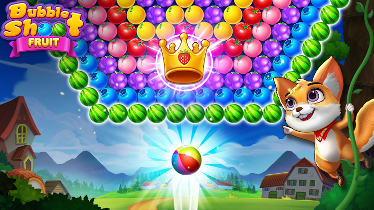 #6. Bubble Shooter : Fruit Tree (Android) By: H.T Game