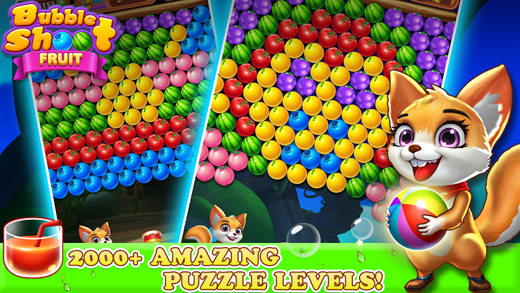 #7. Bubble Shooter : Fruit Tree (Android) By: H.T Game