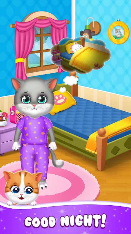 #4. Cute Kitty Cat Pet Care (Android) By: Lion Roar