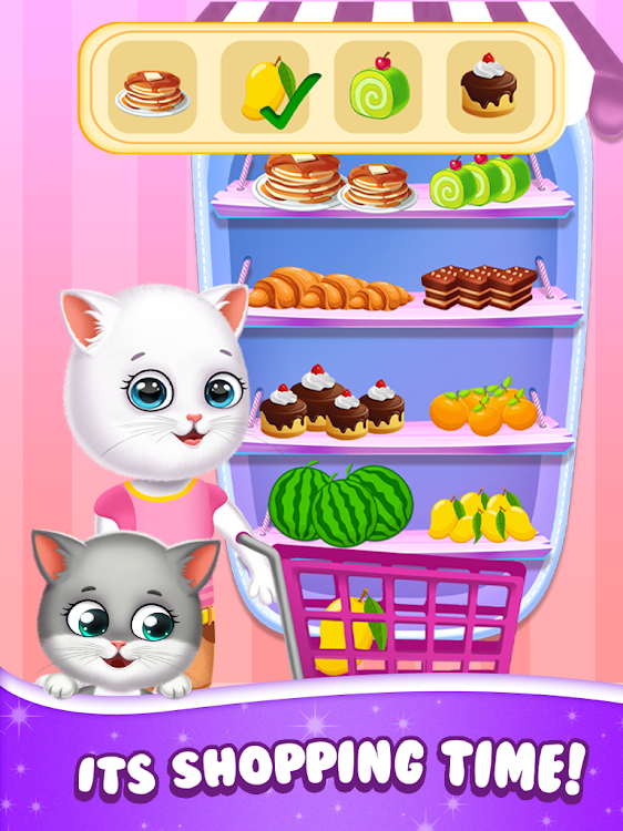 #7. Cute Kitty Cat Pet Care (Android) By: Lion Roar