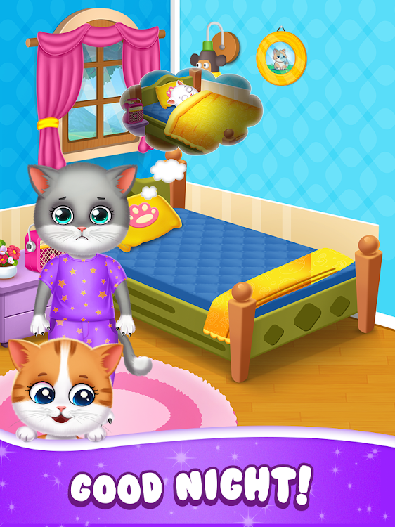 #9. Cute Kitty Cat Pet Care (Android) By: Lion Roar