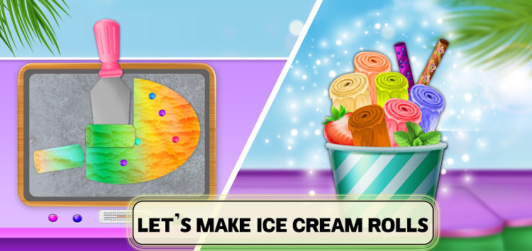 #9. Colorful Ice Cream Roll Maker (Android) By: Hazel Fun Studio