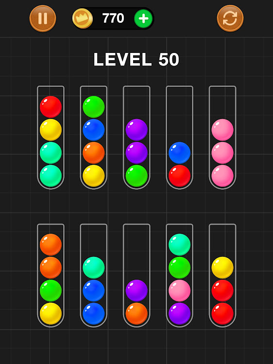 #4. Wooden Ball Sort - Puzzle Game (Android) By: Metajoy