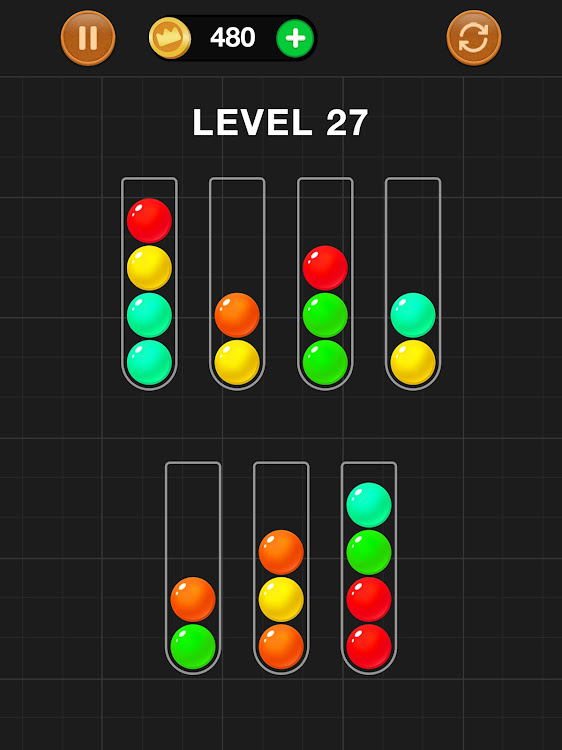 #8. Wooden Ball Sort - Puzzle Game (Android) By: Metajoy