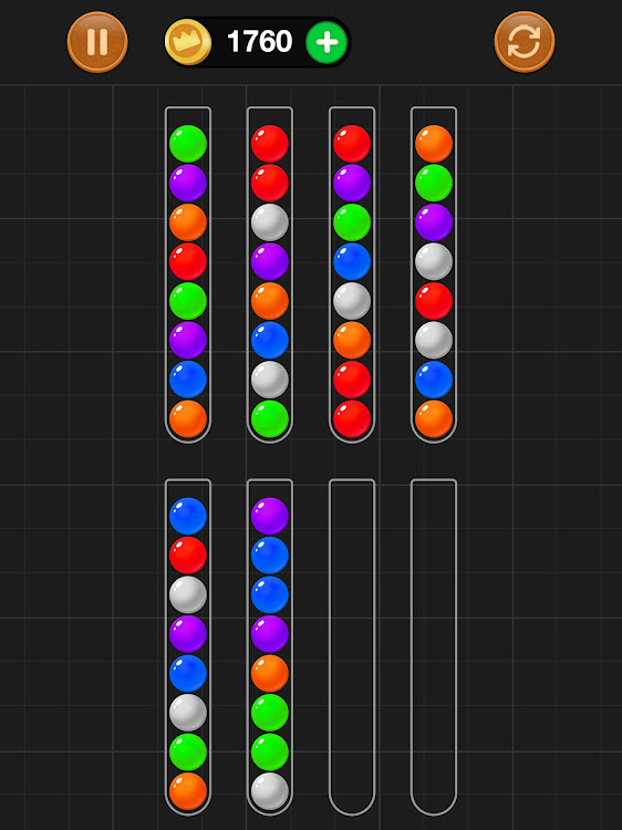 #9. Wooden Ball Sort - Puzzle Game (Android) By: Metajoy