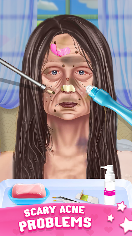 #2. ASMR Doctor Game: Makeup Salon (Android) By: Kitchen Tales