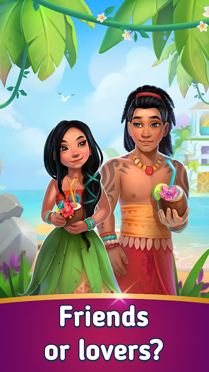 #7. Merge Islanders: Merging Games (Android) By: Vandrouka Games LTD