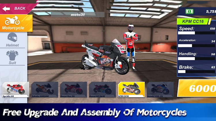 #7. Moto Rider Racing: Bike Game (Android) By: Sims Puzzle Games