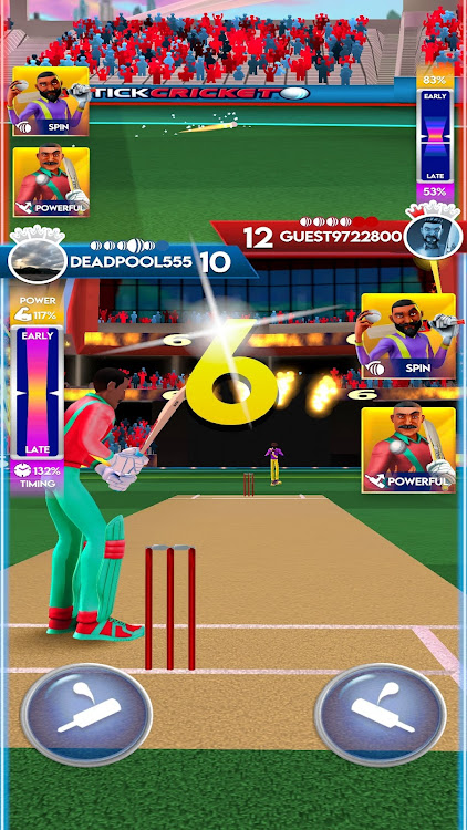 #10. Stick Cricket Clash 24 T20 (Android) By: JioGames Publishing