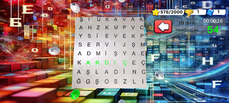 #7. Kelimatrix - Word Puzzle Game (Android) By: Baris Hurdogan