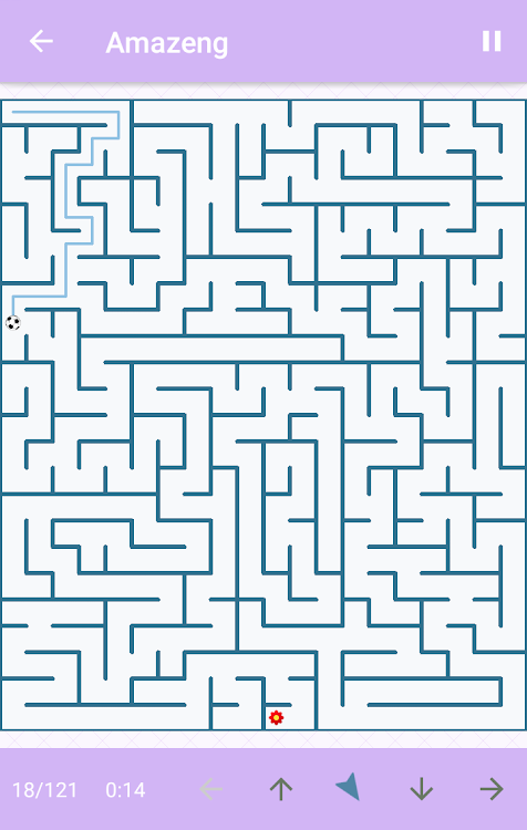 #4. Amazeng: Amazing Mazes! (Android) By: Escogitare