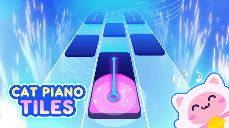 #8. Cat Piano Tiles: Rhythm Games (Android) By: Cobby Labs