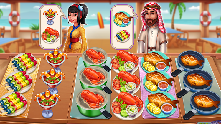 #2. Cooking Utopia Restaurant game (Android) By: Alpha Games Studio - Girls Games