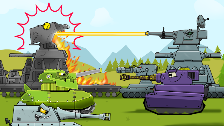 #5. Merge Tanks: Tank War Combat (Android) By: NOXGAMES