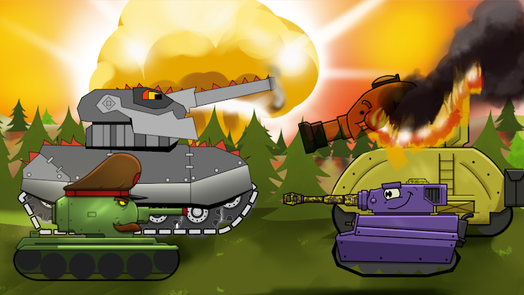 #6. Merge Tanks: Tank War Combat (Android) By: NOXGAMES