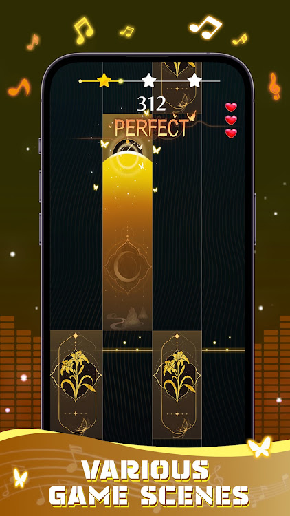 #4. Piano Rhythm: Music Game (Android) By: 火焰库拉