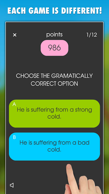 #4. My English Grammar Test PRO (Android) By: LittleBigPlay - Word, Educational & Puzzle Games