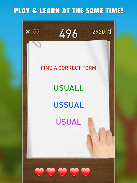 #9. Spelling Test & Practice PRO (Android) By: LittleBigPlay - Word, Educational & Puzzle Games