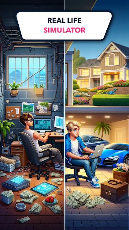 #3. Tech Tycoon: Startup Simulator (Android) By: Hidden Lake Games LLC