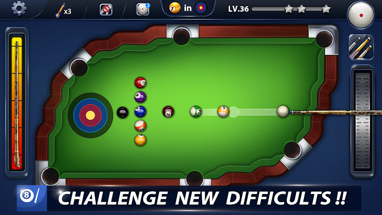 #9. Ball Pool Billiards Offline (Android) By: Music Avengers