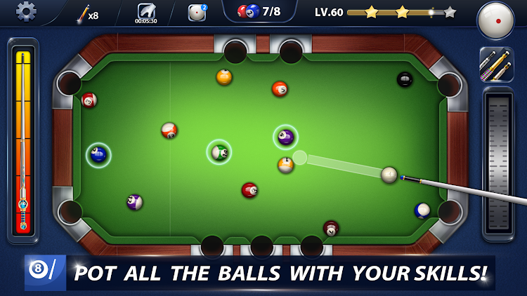 #10. Ball Pool Billiards Offline (Android) By: Music Avengers