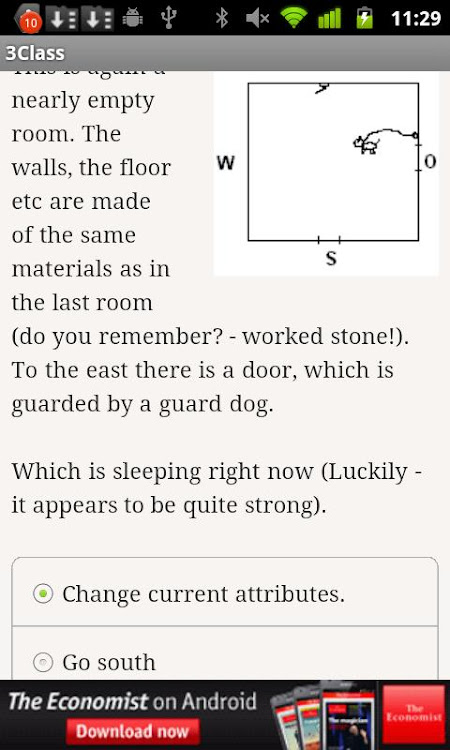 #2. Land of Three Classes (Android) By: Hosted Games