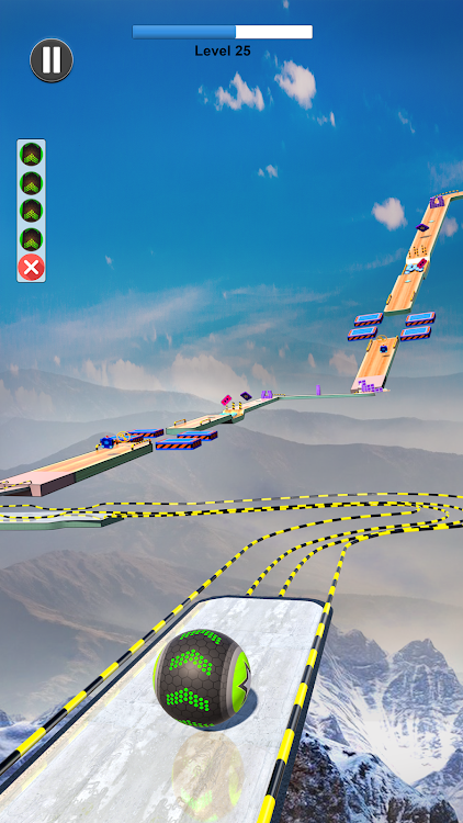 #2. Sky Rolling Ball Master 3D (Android) By: lime Studio