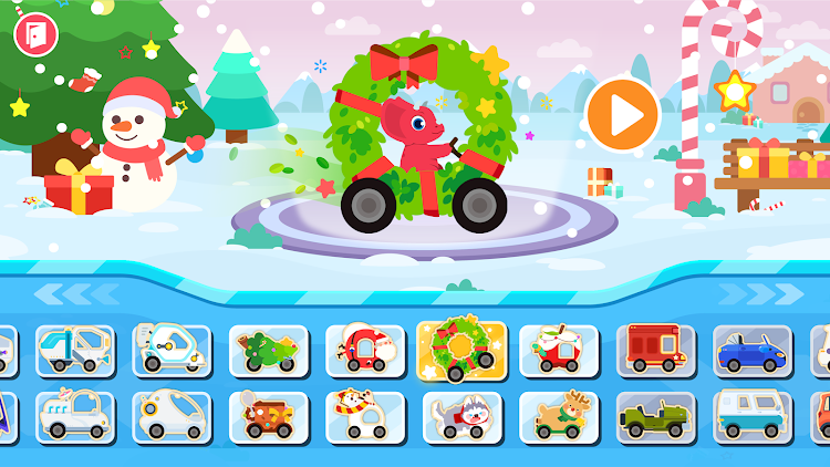 #2. Dinosaur Car - Games for kids (Android) By: Yateland - Learning Games For Kids