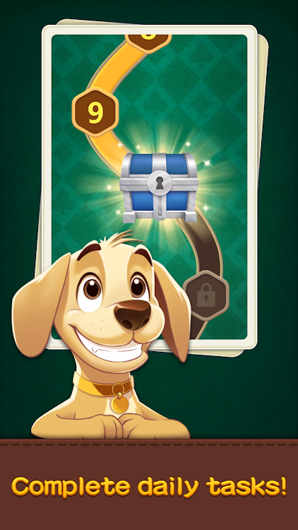 #2. Solitaire - My Dog (Android) By: Aged Studio Limited