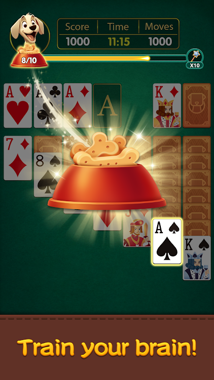 #9. Solitaire - My Dog (Android) By: Aged Studio Limited