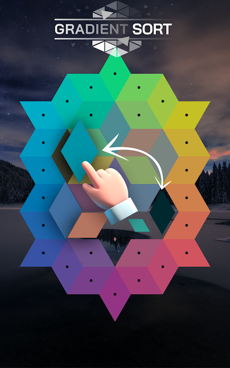 #10. Gradient Sort (Android) By: Popcore Games