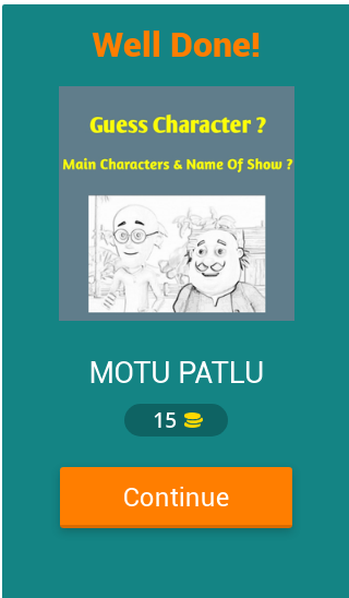 #2. Motu Patlu Quiz Game 2024 (Android) By: Kids Toonz