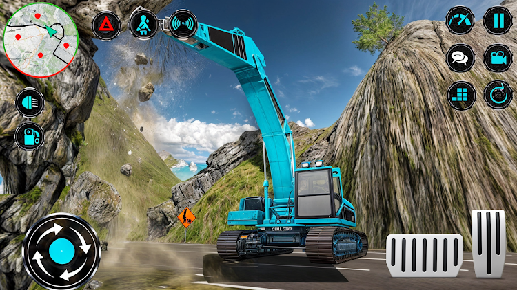 #2. Heavy Excavator Rock Mining (Android) By: Fazbro