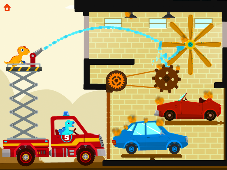 #10. Fire Truck Rescue - for Kids (Android) By: Yateland - Learning Games For Kids