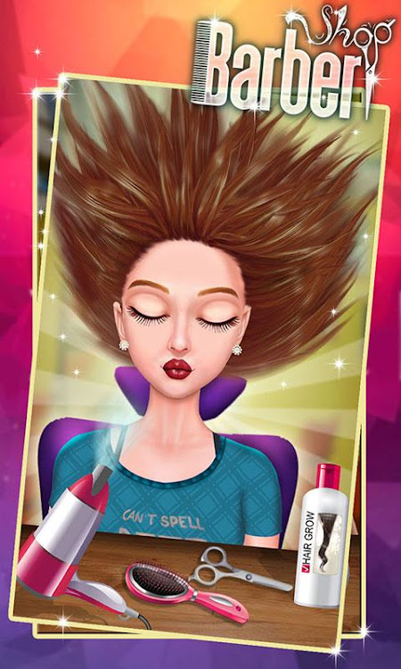 #2. Barber Shop Hair Salon Games (Android) By: Crazy Games Lab