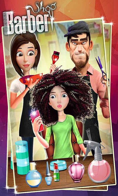 #6. Barber Shop Hair Salon Games (Android) By: Crazy Games Lab