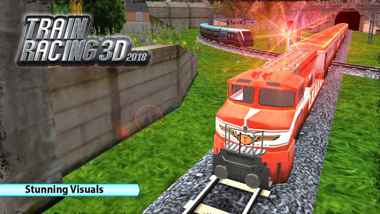 #6. Train Racing 3D-2023 Train Sim (Android) By: Timuz Games