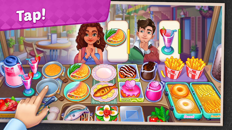 #6. My Cafe Shop : Cooking Games (Android) By: GameiCreate