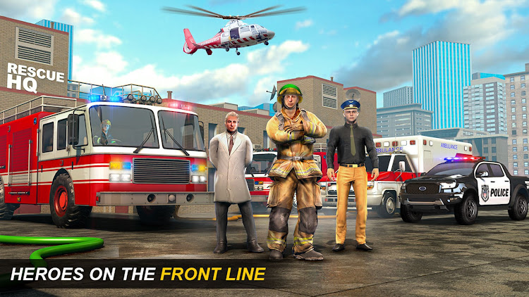 #4. City Rescue: Fire Engine Games (Android) By: AppsInteractive