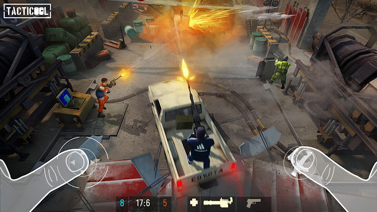 #5. Tacticool: Tactical fire games (Android) By: Panzerdog