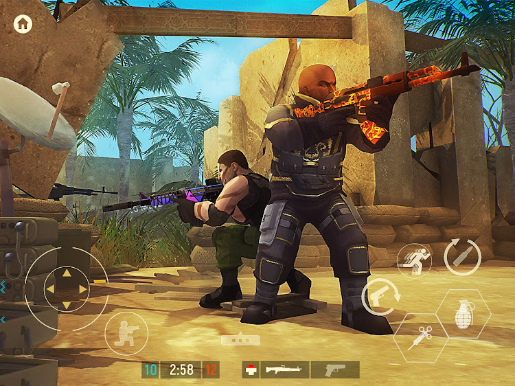 #9. Tacticool: Tactical fire games (Android) By: Panzerdog